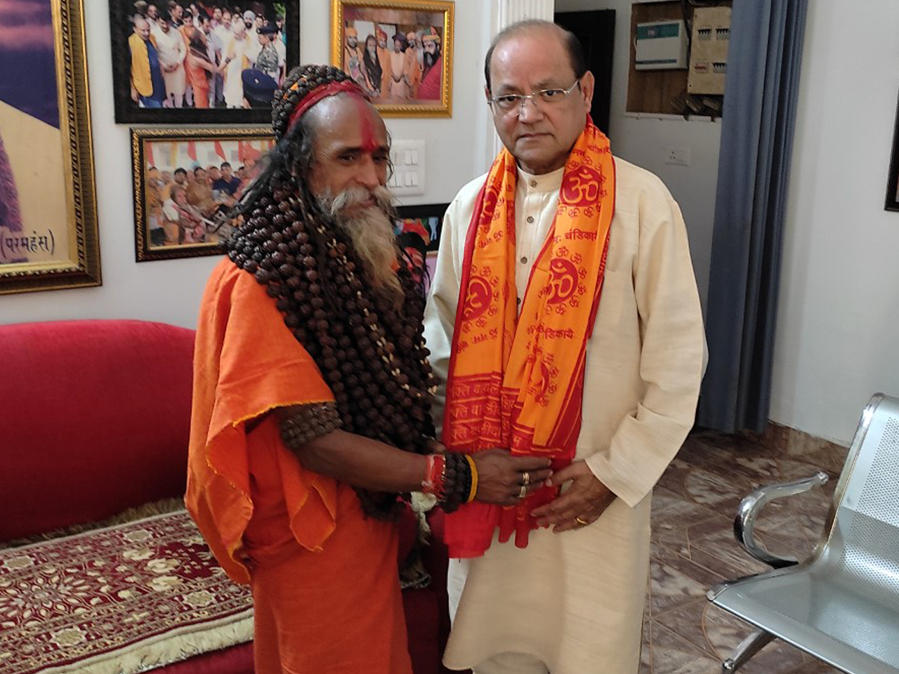 With Baba Shri Kalidas Ji Maharaj of Sampla